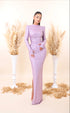 Jula - High Neck with side slit dress